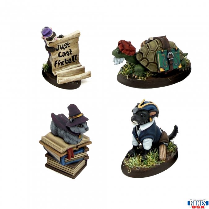 RPR 30284: Fancy Hat Familiars (4) - Reaper Legends