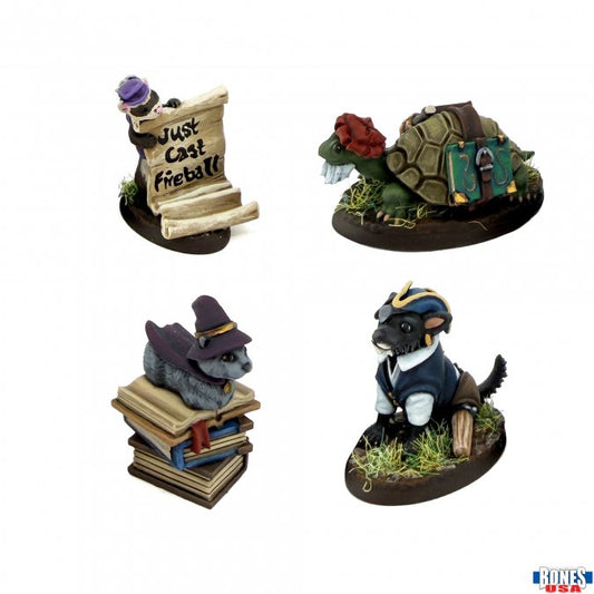 RPR 30284: Fancy Hat Familiars (4) - Reaper Legends