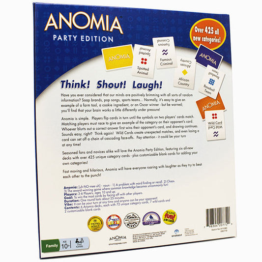 Anomia: Party Edition Board Game