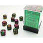 CHX26834: 12mm 36d6 Gemini: Green-Purple/Gold