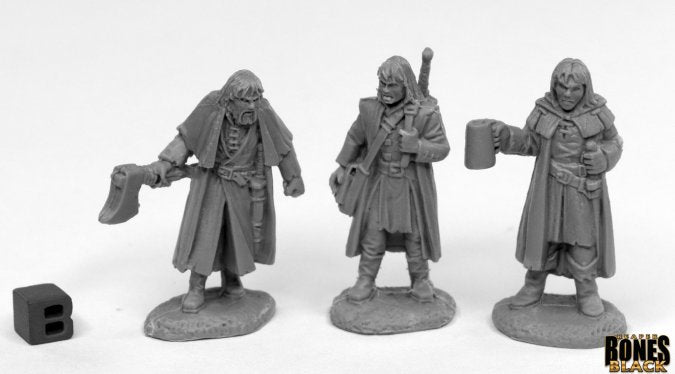 RPR 44016: Dreadmere Mercenaries (3 Figures) - Bones Black