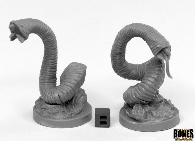 RPR 44031: Giant Leeches (2 Figures) - Bones Black