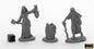 RPR 44033: Dreadmere Townsfolk: Fishwife And Crone (2 Figures) - Bones Black