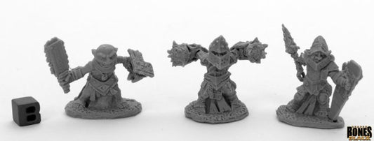 RPR 44041: Bloodstone Gnome Warriors (3 Figures) - Bones Black