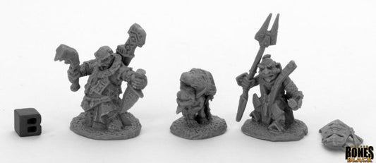RPR 44048: Bloodstone Gnome Heroes (2 Figures) - Bones Black