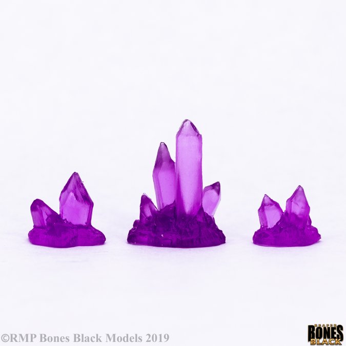 RPR 44069: Darkreach Crystals (3 Figures) - Bones Black