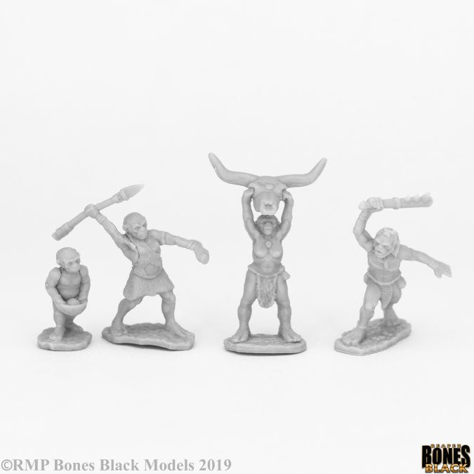 RPR 44077: People of the Dawnlands (4 Figures) - Bones Black