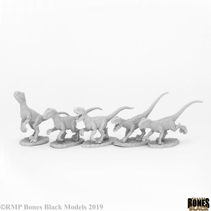 RPR 44081: Raptor Hunting Pack (5 Figures) - Bones Black