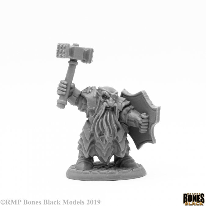 RPR 44107: Dark Dwarf Striker - Bones Black