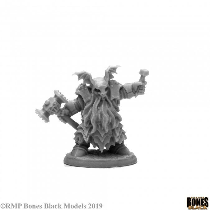 RPR 44113: Dark Dwarf Irontongue Priest - Bones Black
