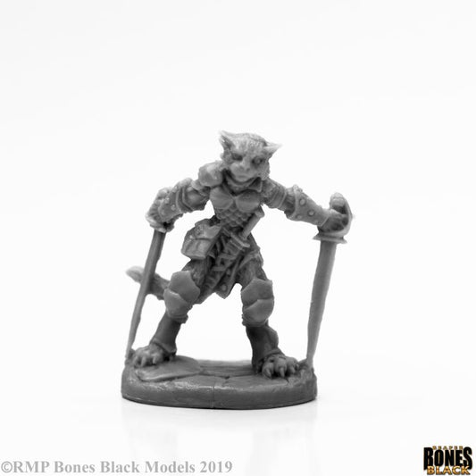 RPR 44118: Shadoweyes, Catfolk Rogue - Bones Black