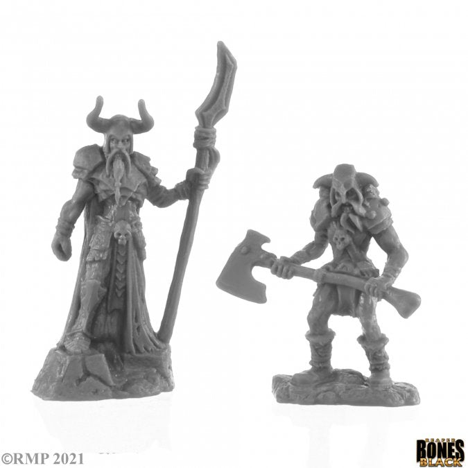 RPR 44143: Rune Wight Thane and Jarl (2 Figures) - Bones Black