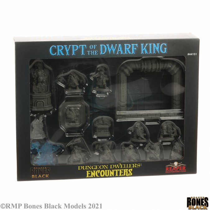 RPR 44151: Crypt of the Dwarf King Boxed Set - Bones Black