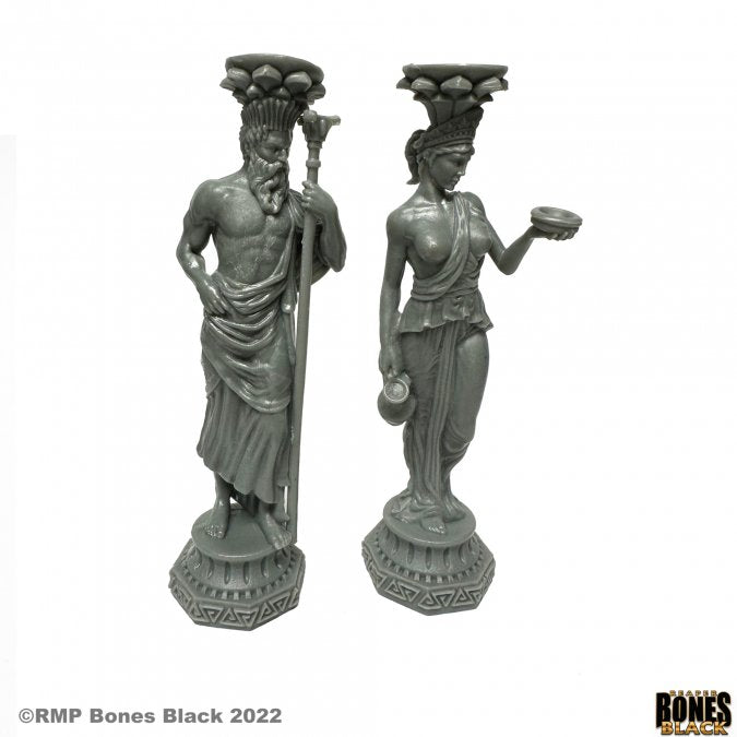 RPR 44172: Greek Pillars (Zeus and Hera) - Bones Black