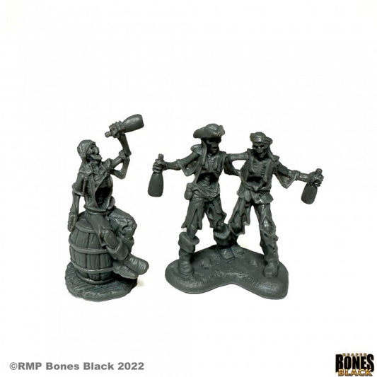 RPR 44175: Skeletal Rum Runners (2 Figures) - Bones Black