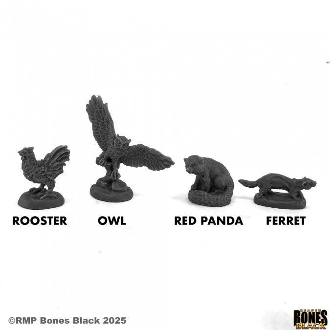 RPR 44219: Familiars (4 Figures)- Bones Black