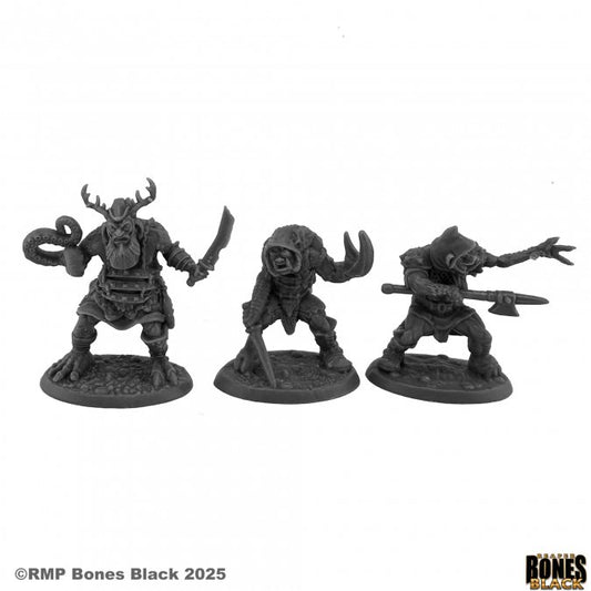 RPR 44220: Mongrelmen (3 Figures) - Bones Black