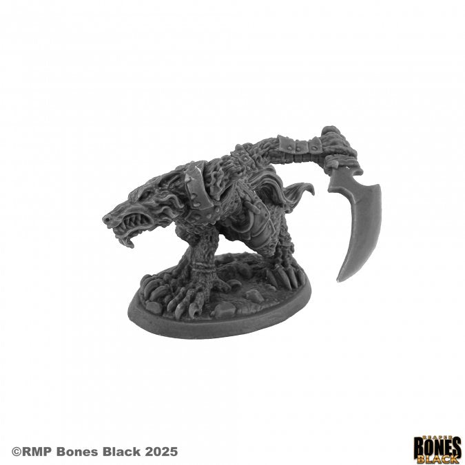 RPR 44243: Lupine Rageclaw Warrior - Bones Black