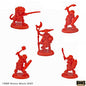 RPR 44262: Fire Newts (5 Figures) - Bones Black