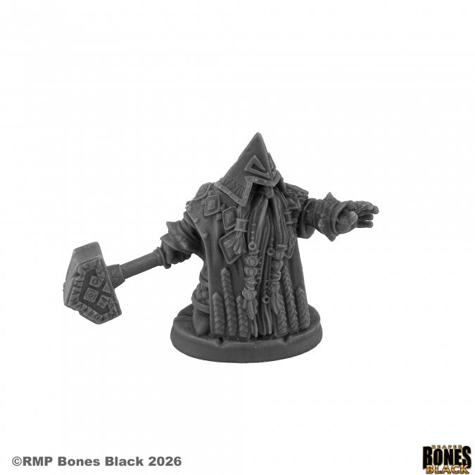 RPR 44280: Grimm Grayrune, Dwarf Priest - Bones Black