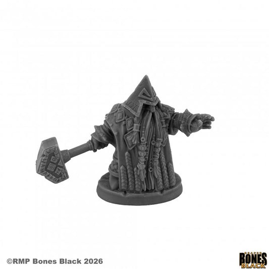 RPR 44280: Grimm Grayrune, Dwarf Priest - Bones Black