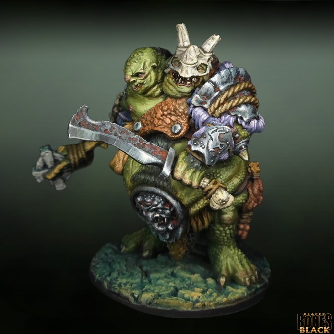 RPR 44282: Lardgulp, Two-Headed Troll - Bones Black
