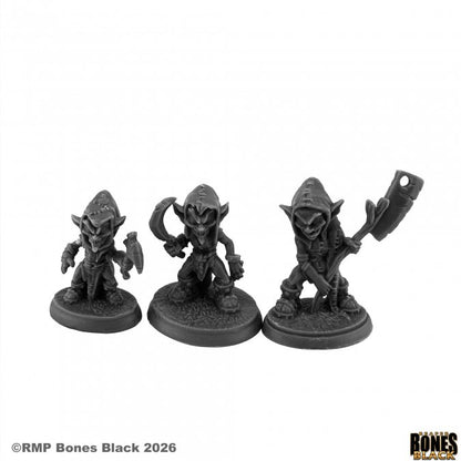 RPR 44289: Redcaps (3 Figures) - Bones Black