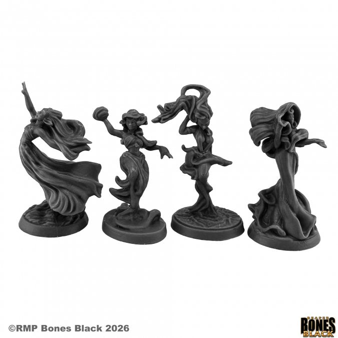 RPR 44298: Sylphs (4 Figures) - Bones Black