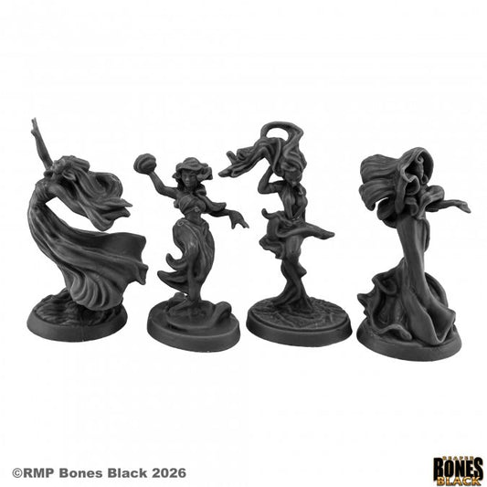 RPR 44298: Sylphs (4 Figures) - Bones Black