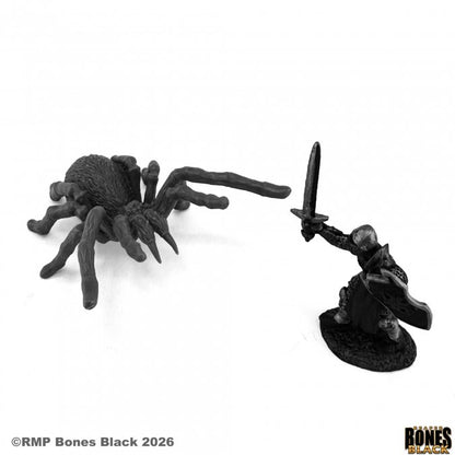 RPR 44304: Monstrous Spider (Large) - Bones Black