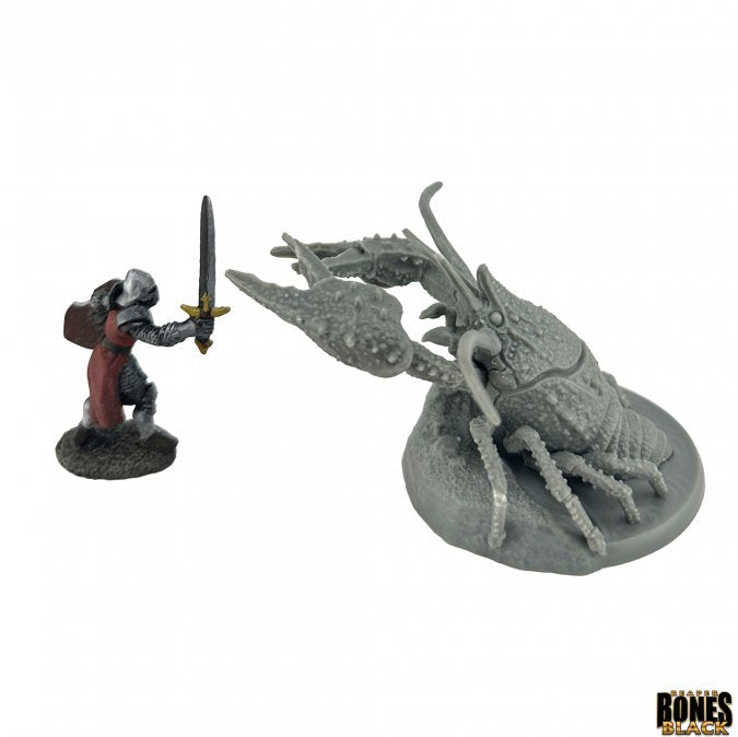 RPR 44317: Monstrous Crayfish (Large) - Bones Black