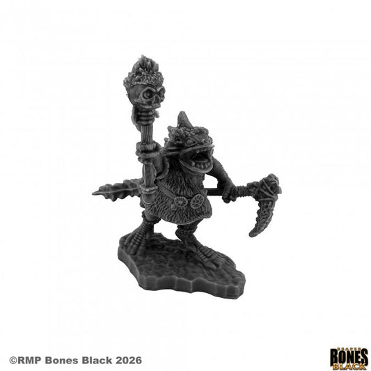 RPR 44324: K'Merklak, Troglodyte Chief - Bones Black