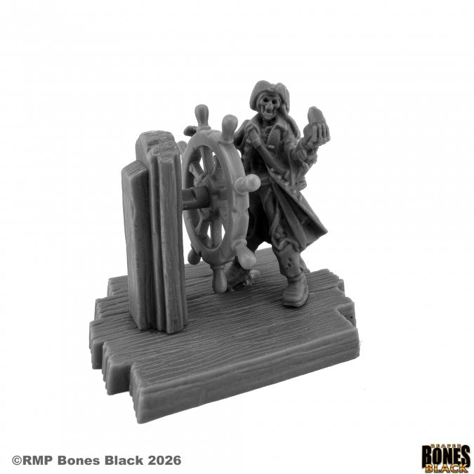 RPR 44344: Skeletal Pirate Captain - Bones Black