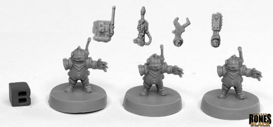 RPR 49002: Toolbots (3 Figures) - Bones Black