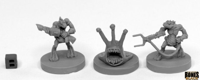RPR 49003: Sliggs and Squarg (3 Figures) - Bones Black