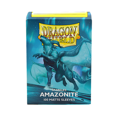 Dragon Shield Sleeves: Standard Matte Sparkles - Amazonite