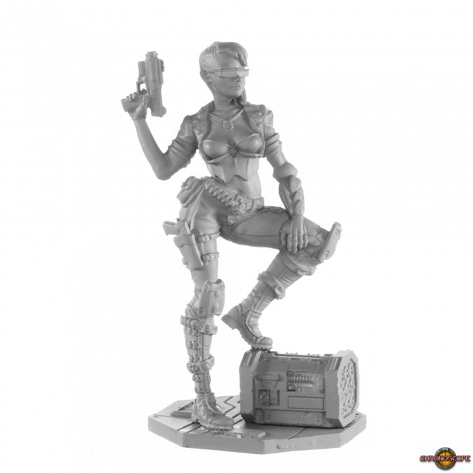 RPR 50356: Scarlet, Cyberist Dustrunner (75mm Scale) - Chronoscope
