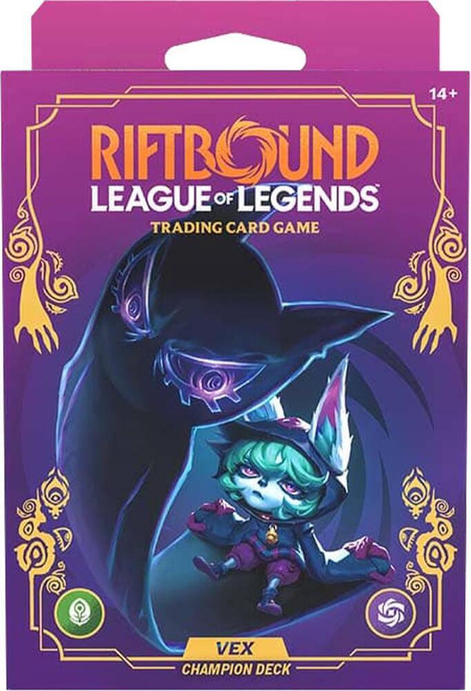 Riftbound TCG: Set 3- Unleashed- Champion Deck Display- Vex