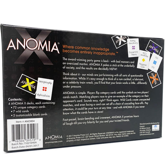 Anomia: X Board Game