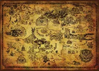 Usaopoly Legend of Zelda Hyrule Map 1000 Piece Puzzle