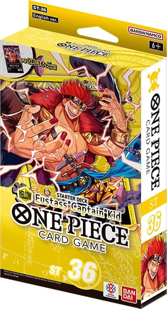 One Piece TCG: Starter Deck - 36 YELLOW Eustass”Captain”Kid