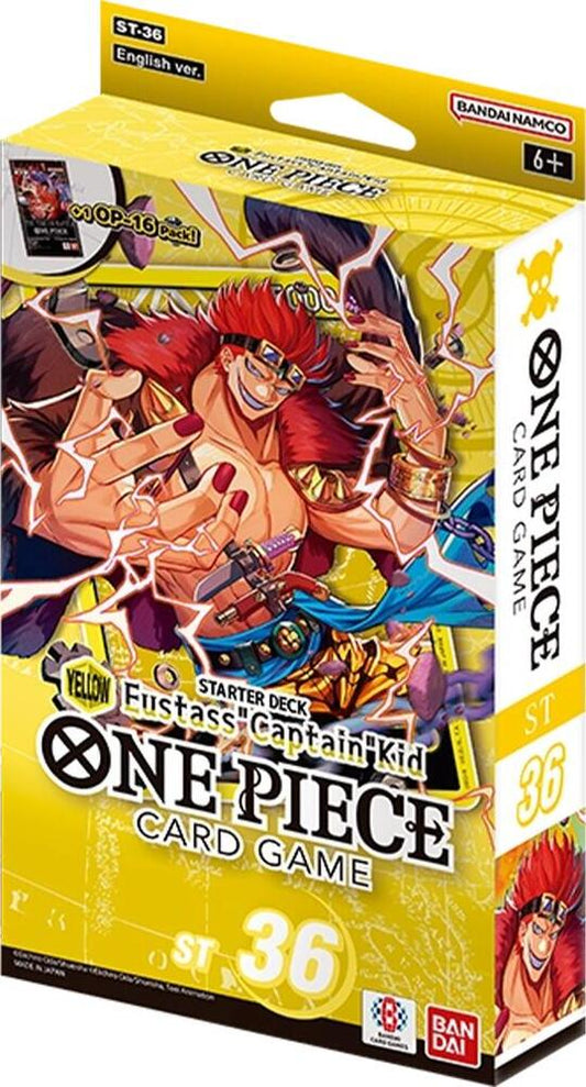 One Piece TCG: Starter Deck - 36 YELLOW Eustass”Captain”Kid
