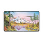 Ultra Pro: Bob Ross Mighty Mountain Lake Black Stitched Playmat