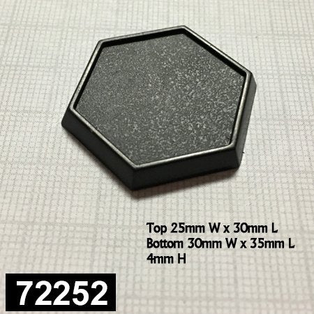 RPR 72252: 1 Inch Hex Gaming Base (20)