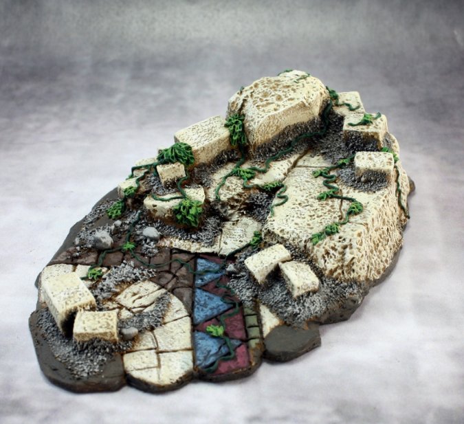 RPR 74027: Ruins Vignette Base (Resin Base)