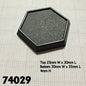 RPR 74029: 1inch Hex Plastic Gaming Base (20)