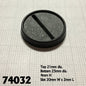 RPR 74032: 1" Round Plastic Gaming Base (20)