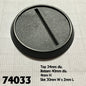 RPR 74033: 40mm Round Plastic Gaming Base (10)