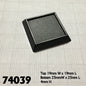 RPR 74039: 1" Square Plastic Gaming Base (no slot) (20)