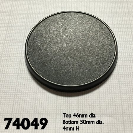 RPR 74049: 50mm Round Gaming Base (10)